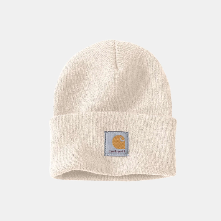 Muts Carhartt Men Acrylic Watch Hat Winter White 2 Muts Carhartt Men Acrylic Watch Hat Winter White - Afbeelding 2