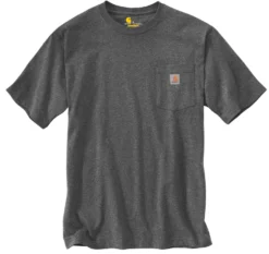 T-Shirt Carhartt Men K87 Pocket Carbon Heather
