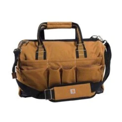 Carhartt 16-Inch 30 Pocket Heavyweight Bruin Tool Bag -Carhartt Werkout Verkoopwinkel carhartt 16 inch 30 pocket heavyweight bruin tool 3
