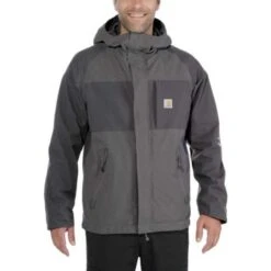 Carhartt Angler Gravel Shadow Regenjack Heren