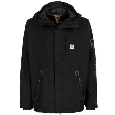 Carhartt Angler Zwart Regenjack Heren 3 Carhartt Angler Zwart Regenjack Heren - Afbeelding 3