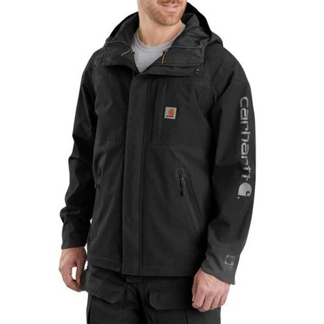 Carhartt Angler Zwart Regenjack Heren 1 Carhartt Angler Zwart Regenjack Heren