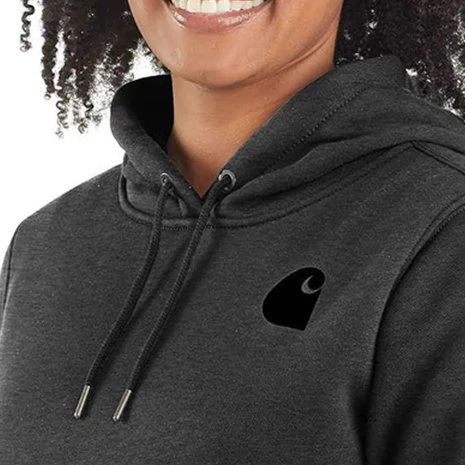 Carhartt Carhartt Clarksburg Logo Carbon Heather Sweatshirt Dames 4 Carhartt Carhartt Clarksburg Logo Carbon Heather Sweatshirt Dames - Afbeelding 4