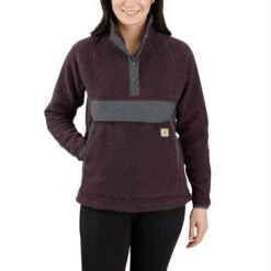 Carhartt Carhartt Fleece Blackberry Heather Pull Over Dames -Carhartt Werkout Verkoopwinkel carhartt carhartt fleece blackberry heather pull o 5