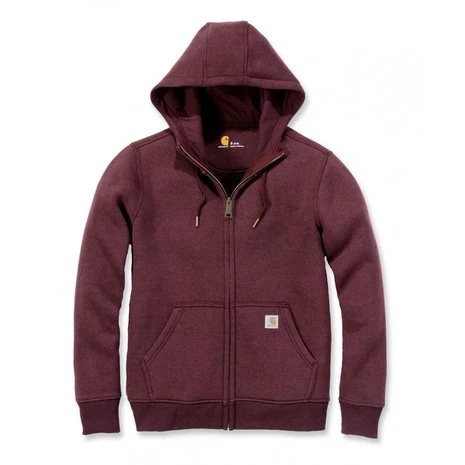 Carhartt Clarksburg Full Zip Hoodie Fudge Heather Dames 3 Carhartt Clarksburg Full Zip Hoodie Fudge Heather Dames - Afbeelding 3