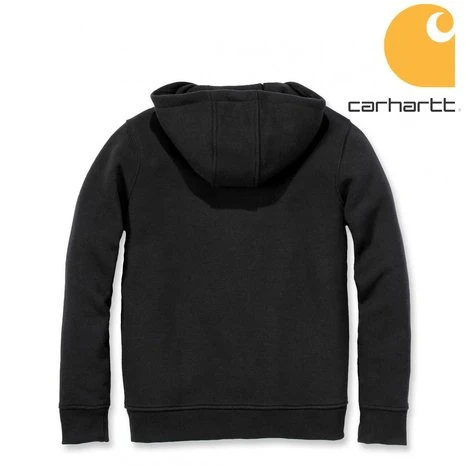 Carhartt Clarksburg Full Zip Hoodie Zwart Dames 2 Carhartt Clarksburg Full Zip Hoodie Zwart Dames - Afbeelding 2