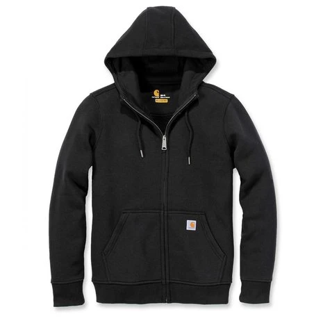 Carhartt Clarksburg Full Zip Hoodie Zwart Dames 3 Carhartt Clarksburg Full Zip Hoodie Zwart Dames - Afbeelding 3