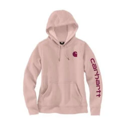 Carhartt Clarksburg Logo Ash Rose Sweatshirt Dames