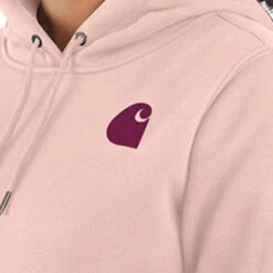 Carhartt Clarksburg Logo Ash Rose Sweatshirt Dames -Carhartt Werkout Verkoopwinkel carhartt clarksburg logo ash rose sweatshirt dames 4