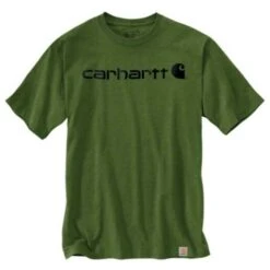 Carhartt Core Logo Arborvitae Heather T-Shirt Heren