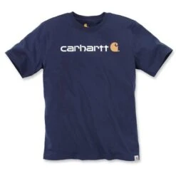Carhartt Core Logo Navy T-Shirt Heren -Carhartt Werkout Verkoopwinkel carhartt core logo navy t shirt heren 2