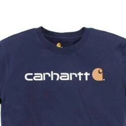 Carhartt Core Logo Navy T-Shirt Heren -Carhartt Werkout Verkoopwinkel carhartt core logo navy t shirt heren 4