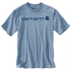 Carhartt Core Logo Neptune Dew Drop T-Shirt Heren