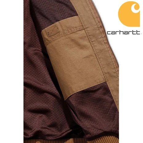Carhartt Crawford Bomber Jacket Bruin Dames 3 Carhartt Crawford Bomber Jacket Bruin Dames - Afbeelding 3