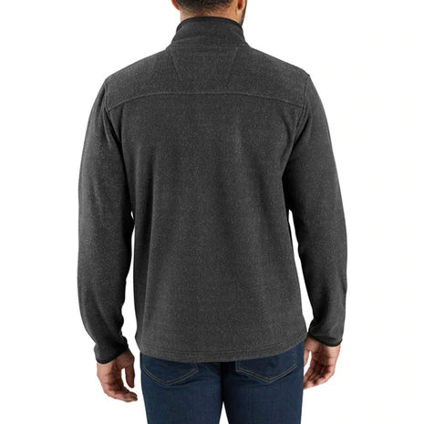 Carhartt Dalton Full Zip Black Heather Fleece Vest Heren 2 Carhartt Dalton Full Zip Black Heather Fleece Vest Heren - Afbeelding 2