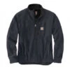 Carhartt Dalton Half Zip Black Heather Fleece Trui Heren