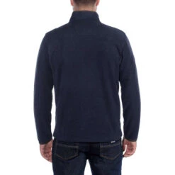 Carhartt Dalton Half Zip Navy Heather Fleece Trui Heren -Carhartt Werkout Verkoopwinkel carhartt dalton half zip navy heather fleece trui 2