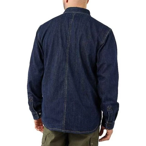 Carhartt Denim Fleece Lined Snap-Front Glacier Shirt 5 Carhartt Denim Fleece Lined Snap-Front Glacier Shirt - Afbeelding 5