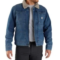Carhartt Denim Sherpa-Lined Beech Jacket Heren 9 Carhartt Denim Sherpa-Lined Beech Jacket Heren -Carhartt Werkout Verkoopwinkel carhartt denim sherpa lined beech jacket heren 4