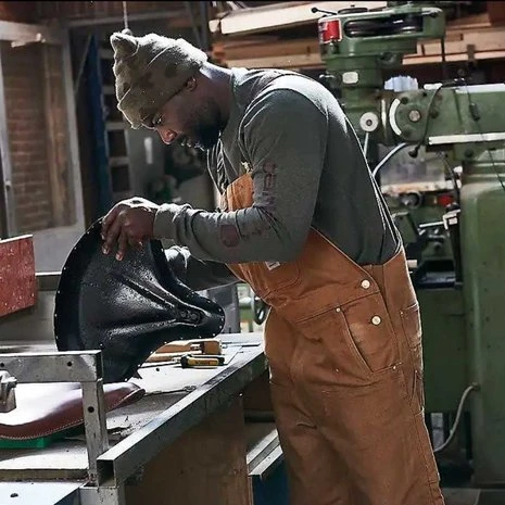 Carhartt Duck Bib Bruin Overall Heren 8 Carhartt Duck Bib Bruin Overall Heren - Afbeelding 8