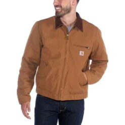 Carhartt Duck Detroit Brown Jacket Heren