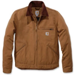 Carhartt Duck Detroit Brown Jacket Heren -Carhartt Werkout Verkoopwinkel carhartt duck detroit brown jacket heren 3