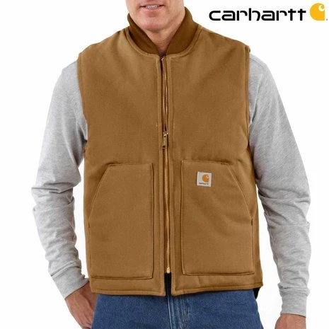 Carhartt Duck Vest Arctic Quilt Lined Bruin Bodywarmer Heren 2 Carhartt Duck Vest Arctic Quilt Lined Bruin Bodywarmer Heren - Afbeelding 2