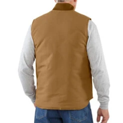 Carhartt Duck Vest Arctic Quilt Lined Bruin Bodywarmer Heren 8 Carhartt Duck Vest Arctic Quilt Lined Bruin Bodywarmer Heren -Carhartt Werkout Verkoopwinkel carhartt duck vest arctic quilt lined bruin bodywa 3