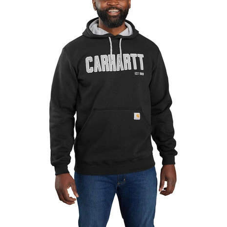 Carhartt Felt Logo Graphic Black Sweatshirt Heren 3 Carhartt Felt Logo Graphic Black Sweatshirt Heren - Afbeelding 3