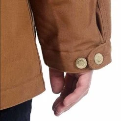 Carhartt Firm Duck Chore Bruin Werkjas Heren -Carhartt Werkout Verkoopwinkel carhartt firm duck chore bruin werkjas heren 4
