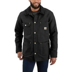 Carhartt Firm Duck Chore Zwart Werkjas Heren