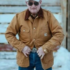 Carhartt Firm Duck Chore Zwart Werkjas Heren -Carhartt Werkout Verkoopwinkel carhartt firm duck chore zwart werkjas heren 3