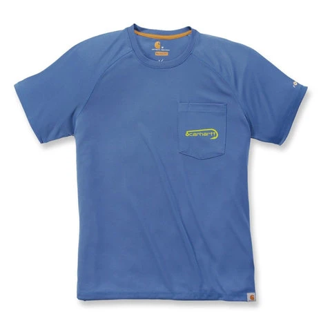 Carhartt Fishing Federal Blue T-Shirt Heren 4 Carhartt Fishing Federal Blue T-Shirt Heren - Afbeelding 4