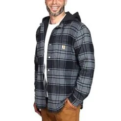 Carhartt Flannel Plaid Elm Hooded Shirt Heren 7 Carhartt Flannel Plaid Elm Hooded Shirt Heren -Carhartt Werkout Verkoopwinkel carhartt flannel plaid elm hooded shirt heren 2
