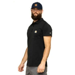 Carhartt Force Cotton Delmont Pocket Black Polo Heren 9 Carhartt Force Cotton Delmont Pocket Black Polo Heren -Carhartt Werkout Verkoopwinkel carhartt force cotton delmont pocket black polo he 3
