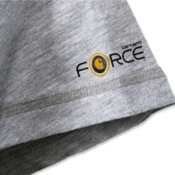 Carhartt Force Cotton Delmont Pocket Heather Grey Polo Heren 7 Carhartt Force Cotton Delmont Pocket Heather Grey Polo Heren -Carhartt Werkout Verkoopwinkel carhartt force cotton delmont pocket heather grey 3