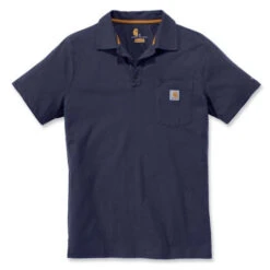 Carhartt Force Cotton Delmont Pocket Navy Polo Heren 5 Carhartt Force Cotton Delmont Pocket Navy Polo Heren -Carhartt Werkout Verkoopwinkel carhartt force cotton delmont pocket navy polo her 2