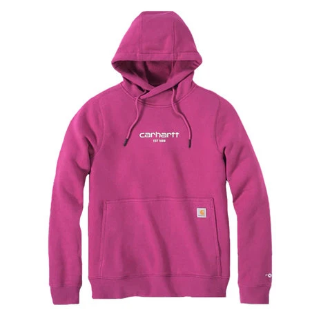 Carhartt Force Graphic Logo Magenta Agate Sweatshirt Dames 3 Carhartt Force Graphic Logo Magenta Agate Sweatshirt Dames - Afbeelding 3