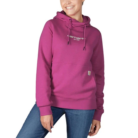 Carhartt Force Graphic Logo Magenta Agate Sweatshirt Dames 1 Carhartt Force Graphic Logo Magenta Agate Sweatshirt Dames