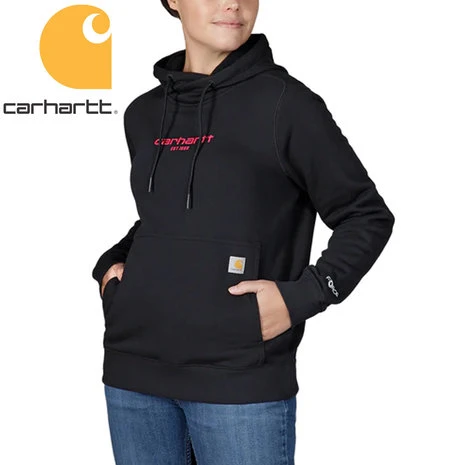 Carhartt Force Graphic Logo Zwart Sweatshirt Dames 2 Carhartt Force Graphic Logo Zwart Sweatshirt Dames - Afbeelding 2