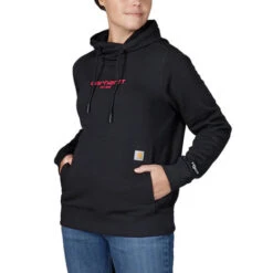 Carhartt Force Graphic Logo Zwart Sweatshirt Dames