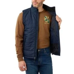 Carhartt Gilliam Vest Navy Bodywarmer Heren -Carhartt Werkout Verkoopwinkel carhartt gilliam vest navy bodywarmer heren 3