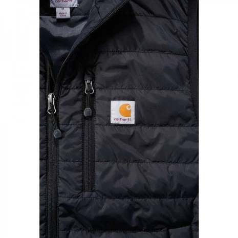 Carhartt Gilliam Vest Zwart Bodywarmer Heren 3 Carhartt Gilliam Vest Zwart Bodywarmer Heren - Afbeelding 3