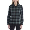 Carhartt Hamilton Flannel Balsam Green Shirt Dames