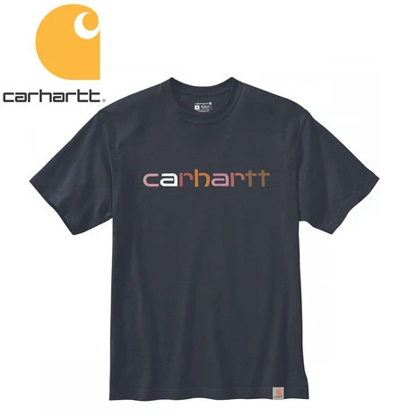 Carhartt Heavyweight Graphic Navy T-Shirt Heren 2 Carhartt Heavyweight Graphic Navy T-Shirt Heren - Afbeelding 2