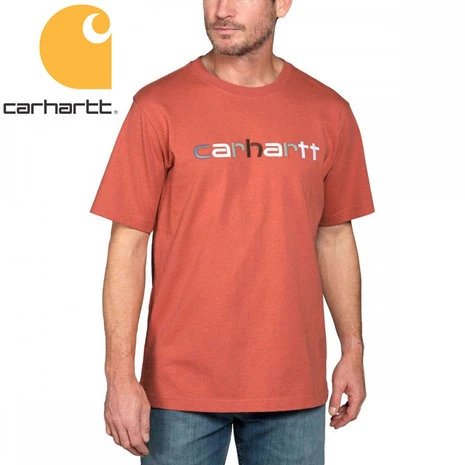 Carhartt Heavyweight Graphic Terracotta T-Shirt Heren 2 Carhartt Heavyweight Graphic Terracotta T-Shirt Heren - Afbeelding 2