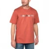 Carhartt Heavyweight Graphic Terracotta T-Shirt Heren