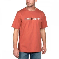 Carhartt Heavyweight Graphic Terracotta T-Shirt Heren
