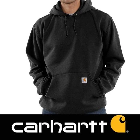 Carhartt Hooded Sweatshirt Black Heren 2 Carhartt Hooded Sweatshirt Black Heren - Afbeelding 2