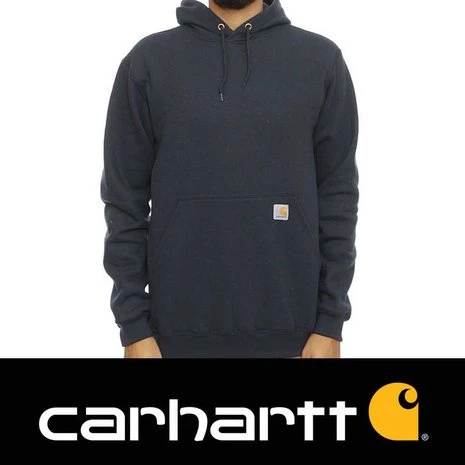 Carhartt Hooded Sweatshirt New Navy Heren 5 Carhartt Hooded Sweatshirt New Navy Heren - Afbeelding 5
